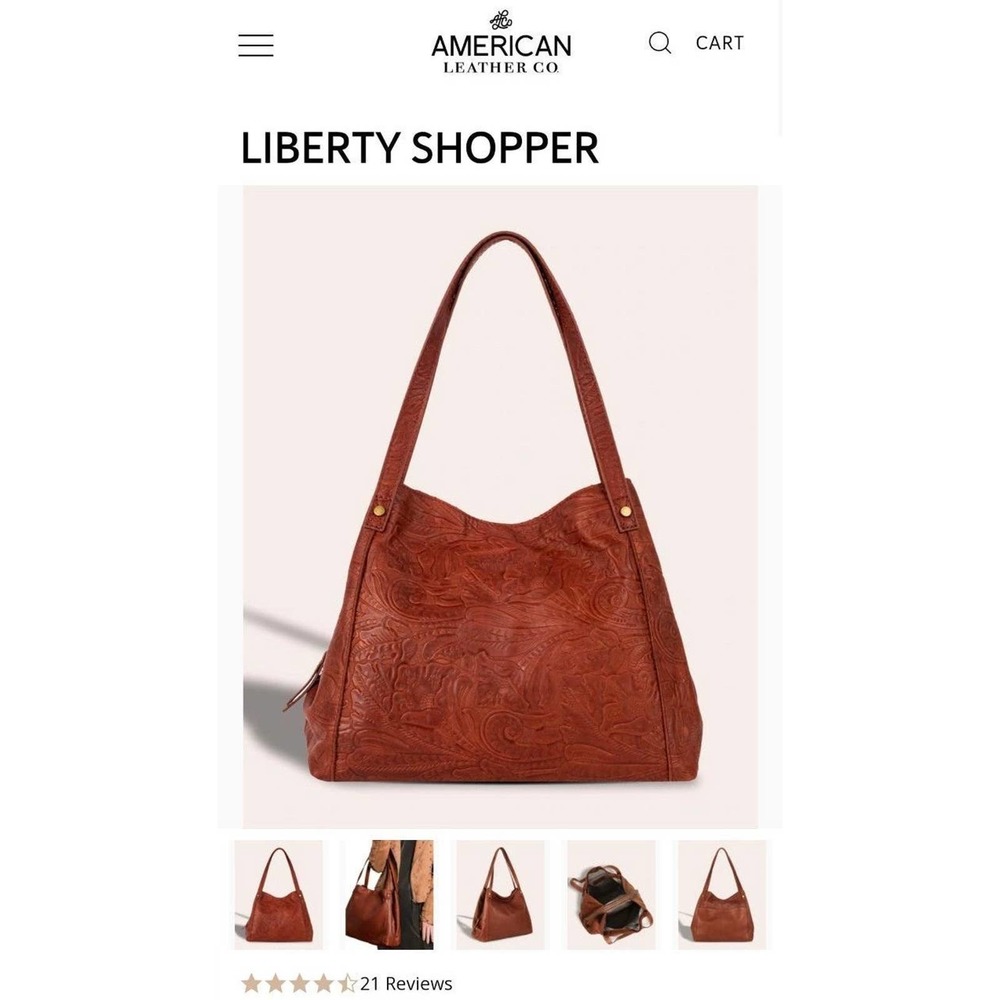 American Leather Co. Leather handbag